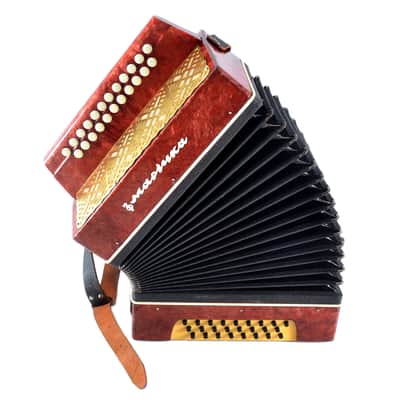 Vintage Marichka Button Accordion, USSR Concertina, Folk Instrument image 11
