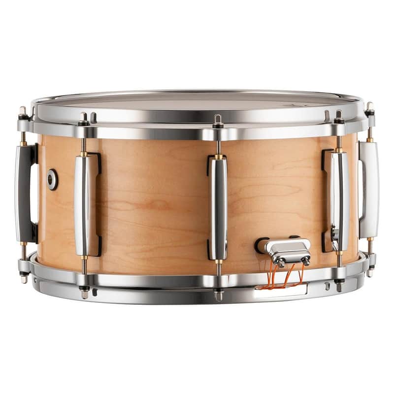 Pearl Masters Maple Pure Snare Drum 13x6.5 Natural Maple image 1