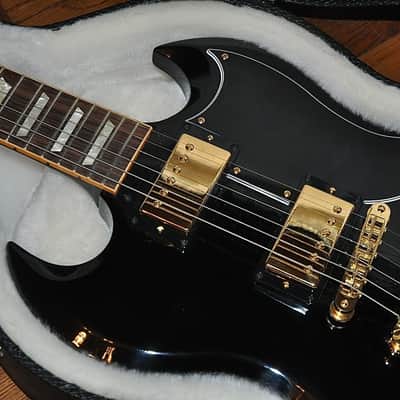 Gibson SG '61 Reissue 2007 - Black with Gold Hardware - Guitar of the Week #6 - Excellent - OHSC image 2