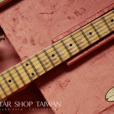 Fender Custom Shop John Cruz 1955 Hardtail Stratocaster Heavy Relic-White Blonde image 12