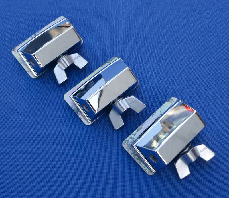 Yamaha Recording Custom 9000 7000 Maple Floortom Brackets Set of 3 Japan image 1