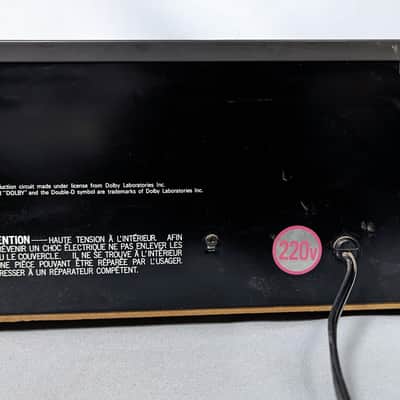 Sansui D-90 Stereo Cassette Deck 1980 For Parts or Repair Needs Belts image 12