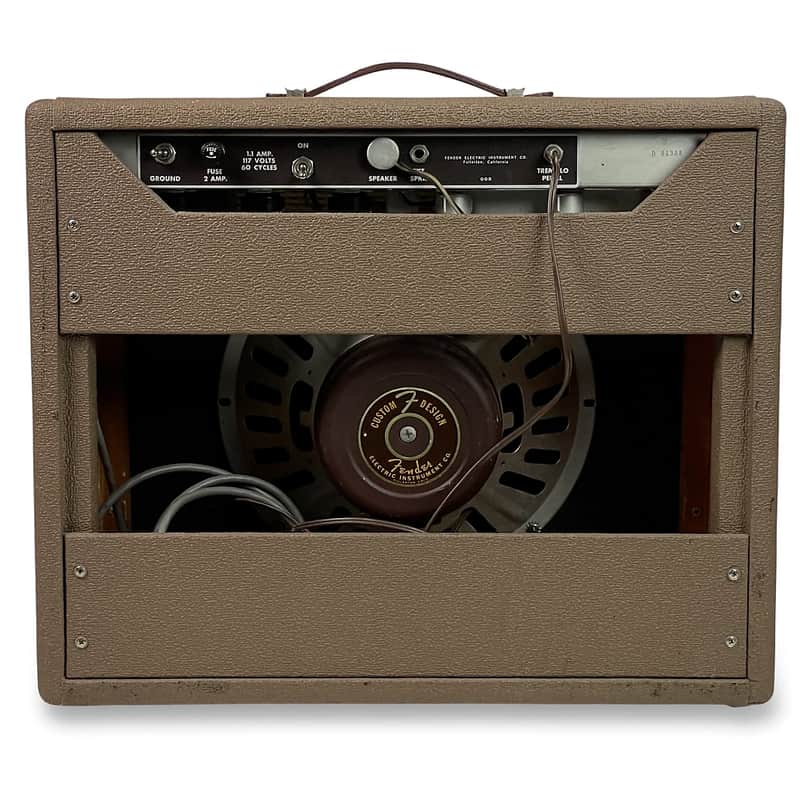 Fender Deluxe 6G3 Brownface 20-Watt 1x12" Guitar Combo 1961 - 1963 image 2