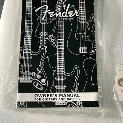 2000's Fender Deluxe Stratocaster Guitar Warranty Brochures, Bumper Stickers, Case Candy, etc. image 7