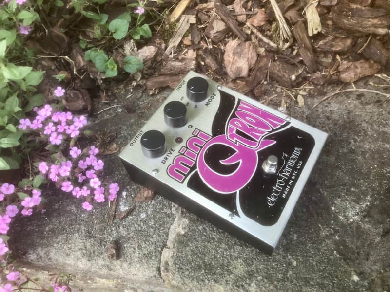 EHX Electro-Harmonix Mini Q-Tron Envelope Filter 2000s - Silver / Black / Purple image 1