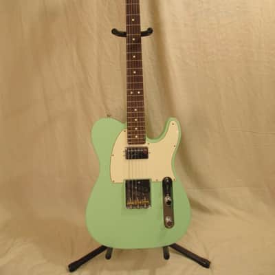 Fender American Performer Telecaster Hum with Rosewood Fretboard 2019 Satin Surf Green W/ Matching Hardcase Excellent image 2