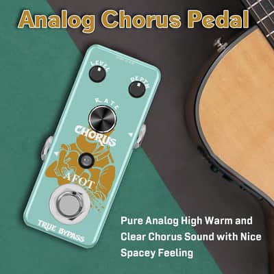 Analog Chorus Effect Classic Warm Chorus for Electric Guitar True Bypass image 2