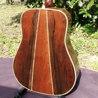 K Yairi YW-1000 Hand Crafted B. Rosewood Jacaranda Japan Vintage 1974 with Low Action image 9