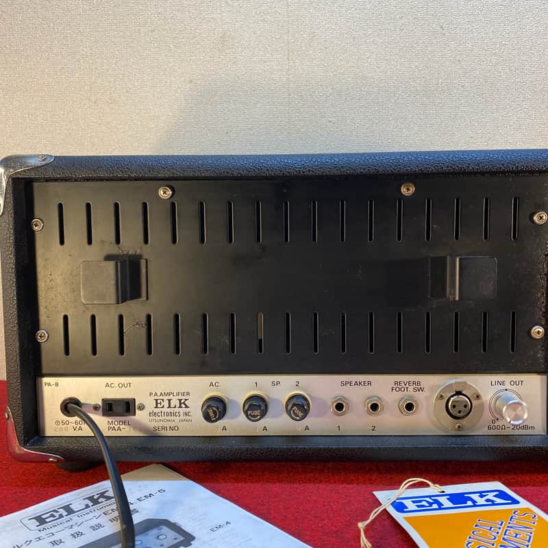 1976 Elk PA-101 with built in spring reverb and send/return- Nice