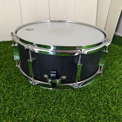 ⚡Pork Pie Little Squealer 14"X6" Steel Snare Drum - Flat Black⚡ image 2