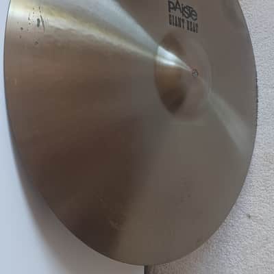 Paiste 20" Giant Beat PRE SERIAL BLACK LABEL Crash/Ride Cymbal 1971 image 12