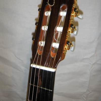 FINAL DISCOUNT Rare Almansa 447 Cypress Flamenco-style classical guitar with Travelite case. image 6
