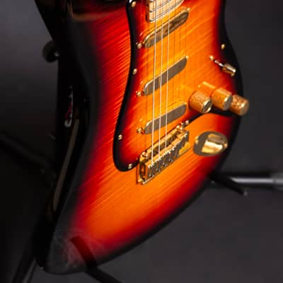 2007 Fender Custom Shop Masterbuilt Yuriy Shishkov Stratocaster Ukrainian Strat Aged Cherry Burst 1 Of 10 Limited Edition RARE collector image 5