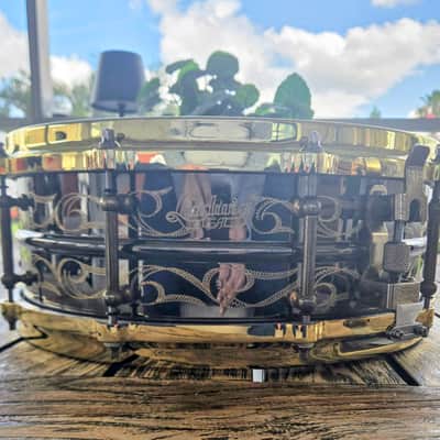 Ludwig Black Beauty. Early 20's - Brass on Brass image 2