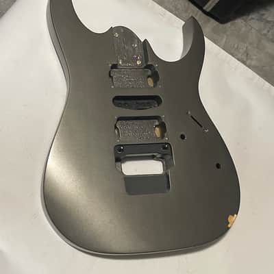 2000's Indonesian Ibanez RG5EX1 Grey Pewter Basswood Guitar Body Floyd Ready image 4