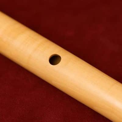 Renaissance Soprano Transverse Flute by Martin Wenner - Plum / A / a=440 image 2