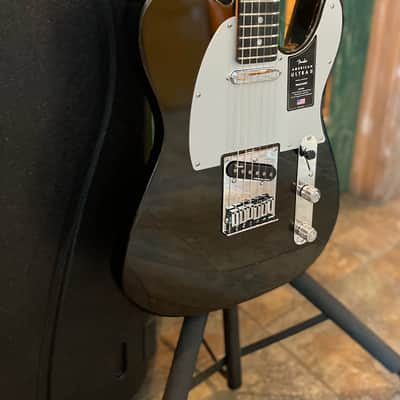 Fender American Ultra II Telecaster SS Electric Guitar in Texas Tea Burst w Case image 6