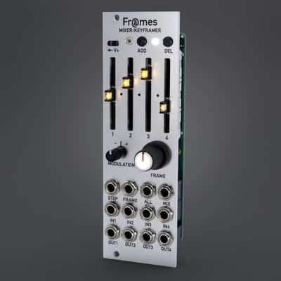 FRAMES ( PLANCKS ) / 8HP slider version of Mutable Instruments Frames / uFRAMES / Eurorack / Silver Panel image 2