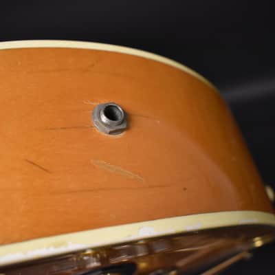c. 1950s Epiphone DeLuxe "Emperor" Natural Finish Archtop w/OHSC image 17