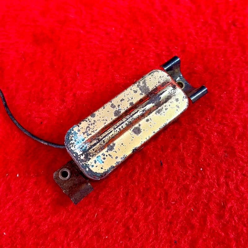Kay Speed bump guitar pickup c 1960 - Gold original vintage USA dearmond rowe image 1