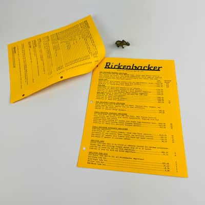 Rickenbacker Dealer Price List 1971 image 4