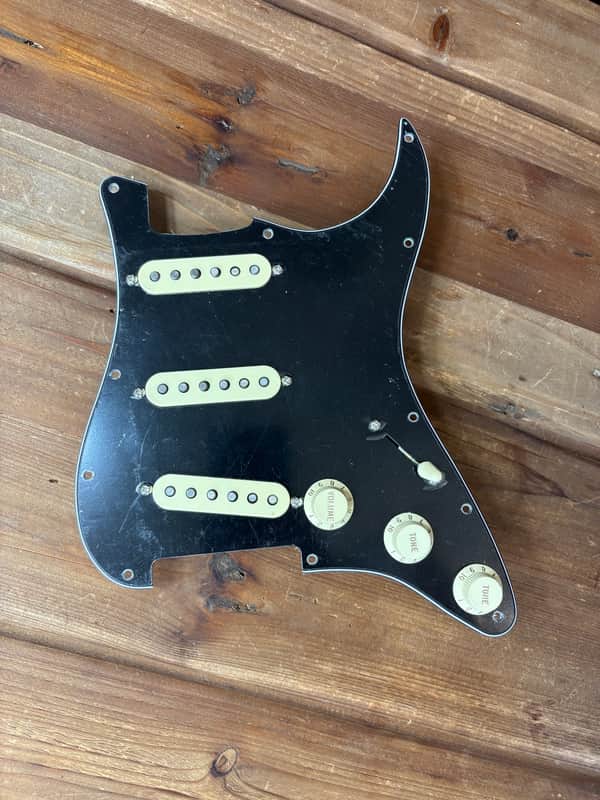 Fender 099-2345-506 Original '57 / '62 11-Hole Stratocaster Pickguard Pre-Wired - Black 1888 image 1