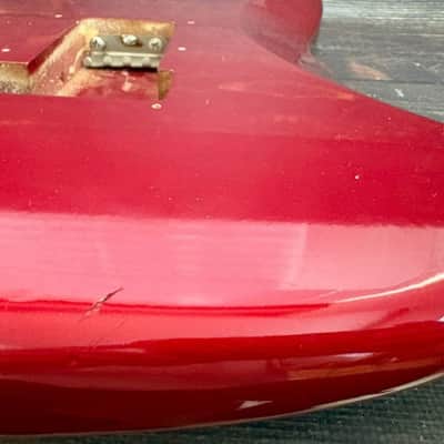 80s FERNANDES FST-65 Stratocaster Type Alder Body Candy Apple Red Made in Japan image 17