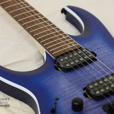 Ibanez RGA42FM Lefty - Blue Lagoon Burst Flat image 4
