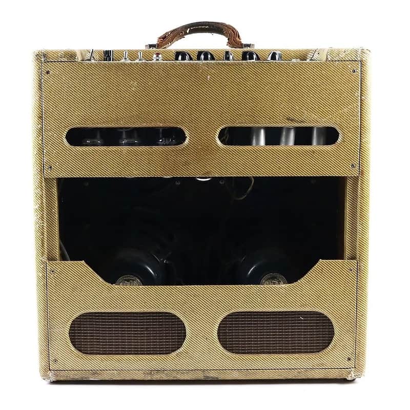 Fender Bassman 5D6-A Narrow Panel 40-Watt 4x10" Guitar Combo 1955 - 1956 image 2