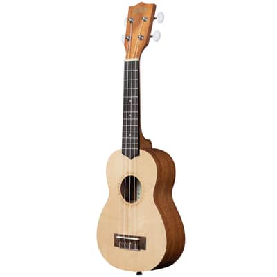 Kala Brand Satin Spruce Top Mahogany Soprano Ukulele KA-15S-S image 3