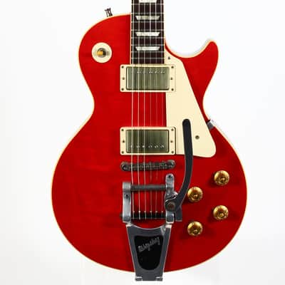 2005 Gibson Custom Shop 1957 Les Paul Standard '57 R7 Sweet Cherry Red w Factory Bigsby LUCY VIBES Eric Clapton George Harrison image 1