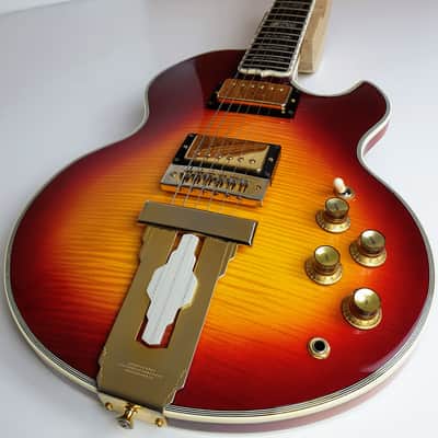Greco LS-120 1988 - Cherry Sunburst- Gibson L-5S copy. MIJ image 3