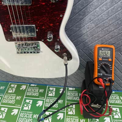 Firefly FF-JA-VI Baritone LAST ONE! 2026 Vintage White SkunkWerx In USA FretWerx Stage Ready Setup! image 15