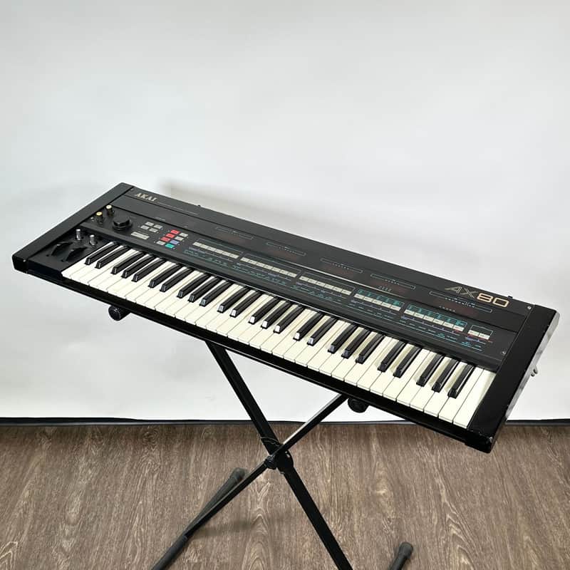 Vintage Akai AX 80 Analog Synthesizer Keyboard image 1