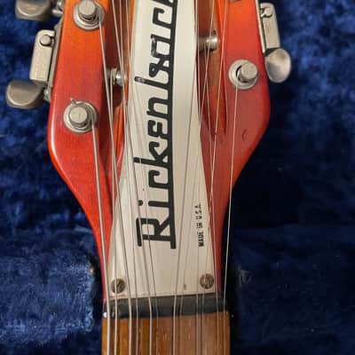 Vintage 1966 Rickenbacker 450/12- fireglo image 13