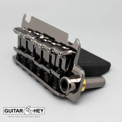 NEW Gotoh 510T-SF1 Non-locking 2 Point Tremolo Bridge w/ Hardware - COSMO BLACK image 2