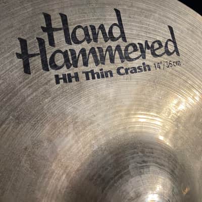 David Garibaldi's Tower of Power, 14" Hand Hammered HH Thin Crash Cymbal 1990's, 790g image 7