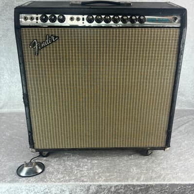 Vintage 1970's Fender Super Reverb 4x10 all tube guitar combo amp image 1