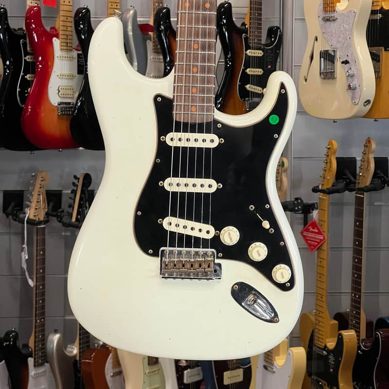 Fender   Custom Shop 62 Stratocaster Relic Antique Olympic White image 1