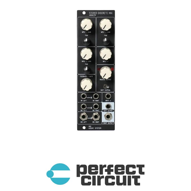 ADDAC System ADDAC713 Stereo Discrete Mixer image 1