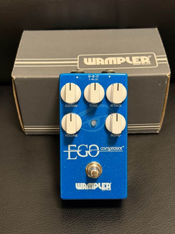 Wampler Ego Compressor V2 (Small Logo) 2010s - Blue image 1