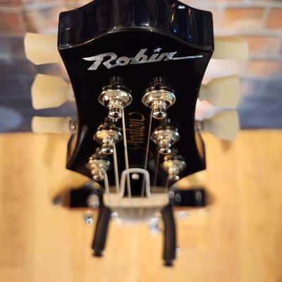 Robin Avalon Custom Flamed Dark Blue w/ OHSC image 4