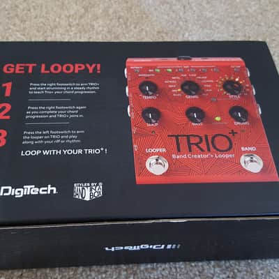 (Limited Edition) DigiTech TRIO Plus Band Creator + Looper 2010s - Red image 16