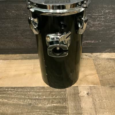 Pearl Rocket Tom 6x12 Aluminum Shell Drum - Black image 3