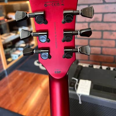 ESP LTD EC-256 Left-Handed 2024 - Present - Candy Apple Red Satin image 5