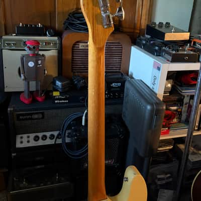 1970s Ibanez 2352 Tele Bass Short Scale - Aged Ivory - HSC image 8