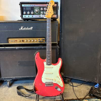 Fender Custom Shop Michael Landau '63 Stratocaster Relic 2013 - Present - Fiesta Red over 3-Color Sunburst image 1