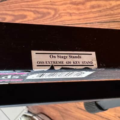 On-Stage Stands OSS Extreme 430 3-Tier Adjustable Keyboard Stand image 5