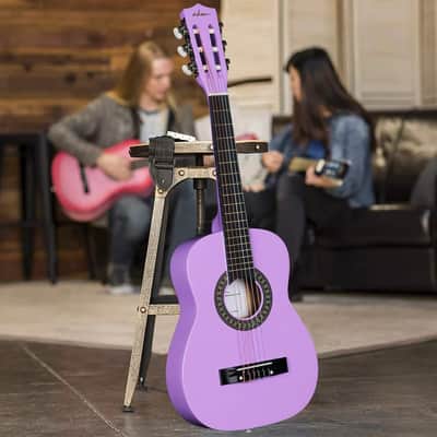 ADM Beginner Acoustic Classical Guitar 30 Inch Nylon Strings Wooden Guitar Bundle Kit for Kid Boy Girl Student Youth Guitarra Online Lessons with Gig Bag image 10