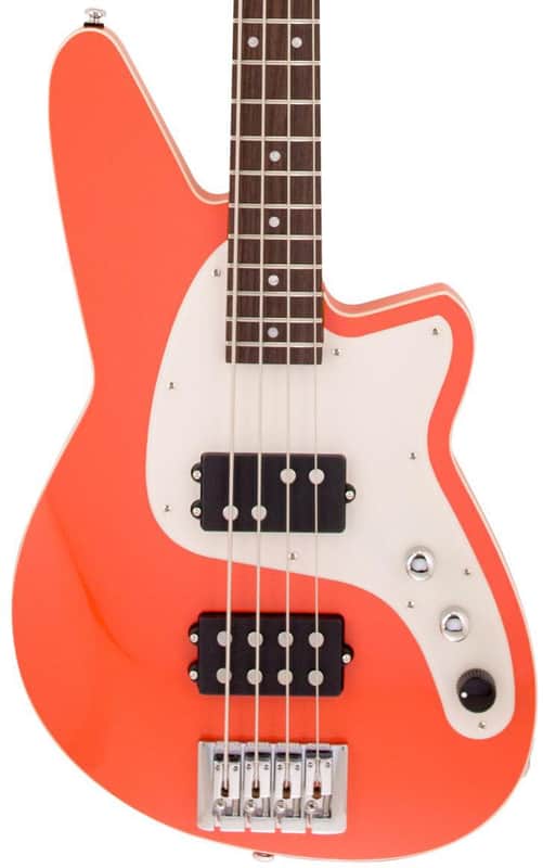 Reverend Mercalli 4-string Electric Bass Guitar - Feisty Red with Rosewood Fingerboard image 1
